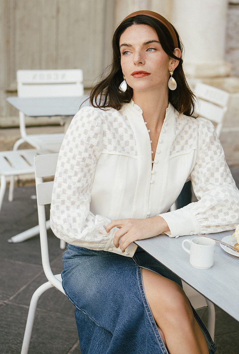 Helen Blouse | Ivory