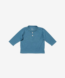 Boys | Henley Baby T-Shirt | Blue