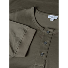 Henley T-shirt | Men | Khaki