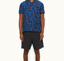 Hibbert Linen Current Capri Collar Shirt | Dark Sapphire