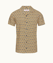 Hibbert Roseate Print Classic Fit Capri Collar Shirt | Mango