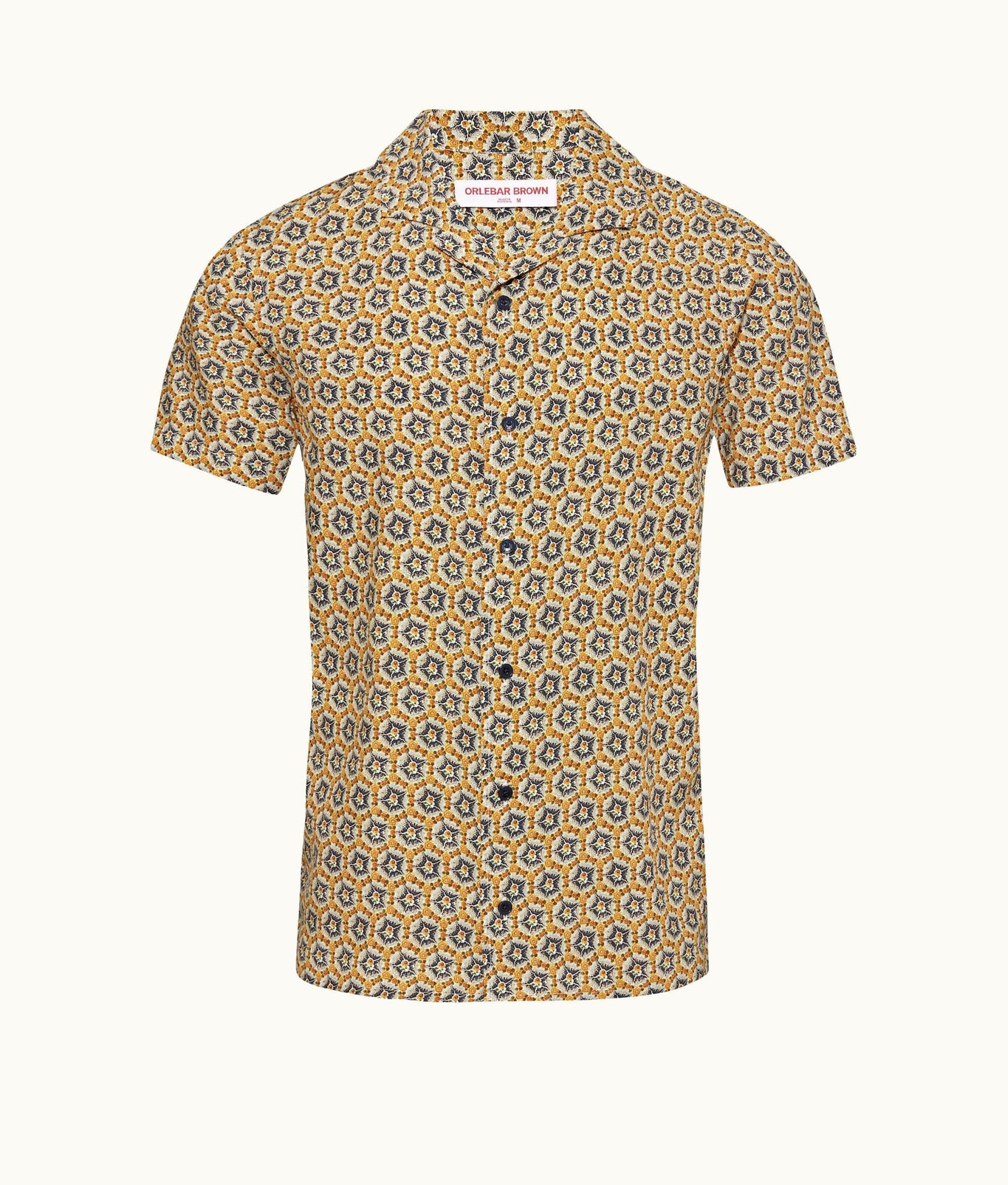Hibbert Roseate Print Classic Fit Capri Collar Shirt | Mango