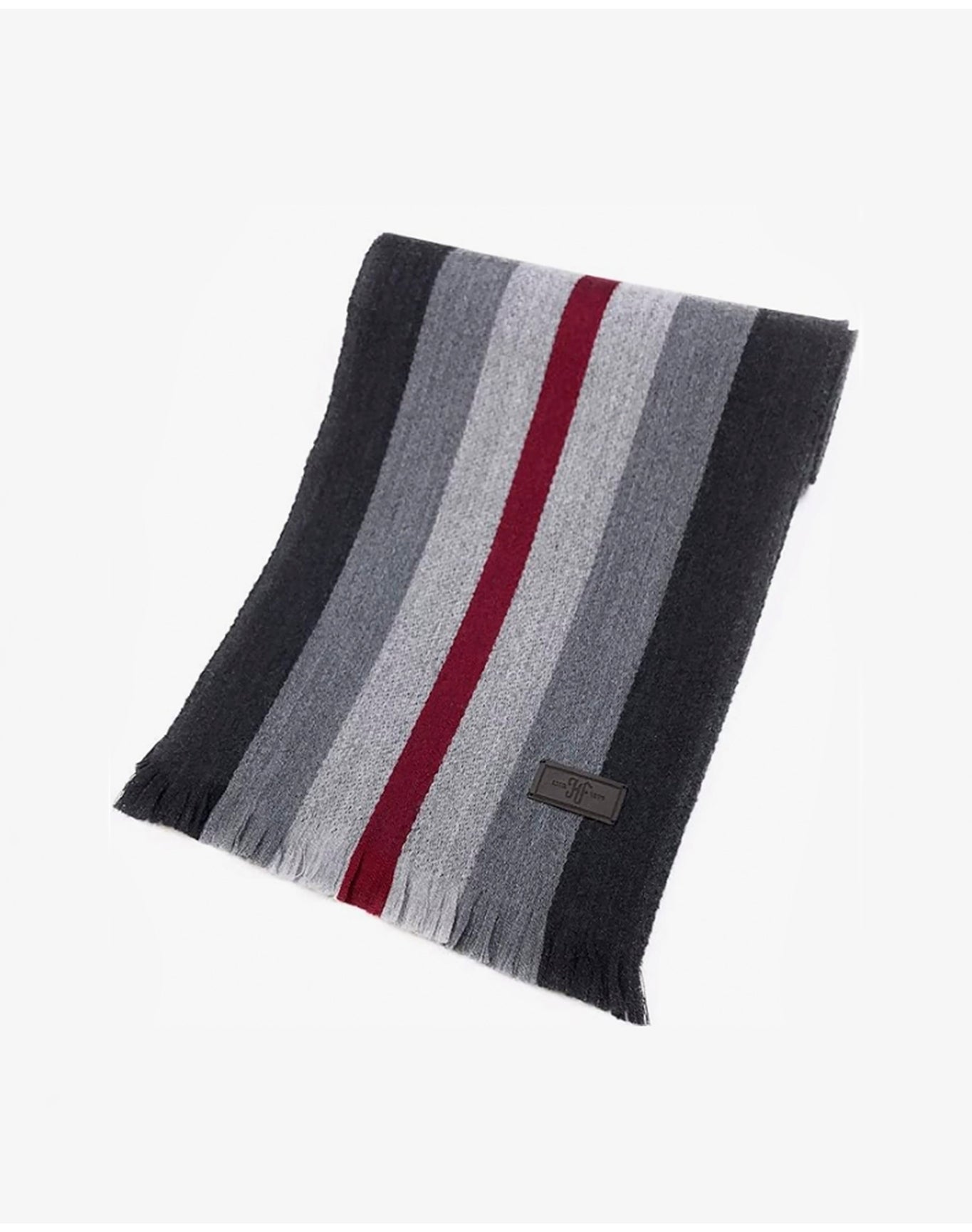Hickey Freeman | Men | Men's Scarf | Grey/Burgundy