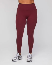 High Rise Impact Legging | Rosewood