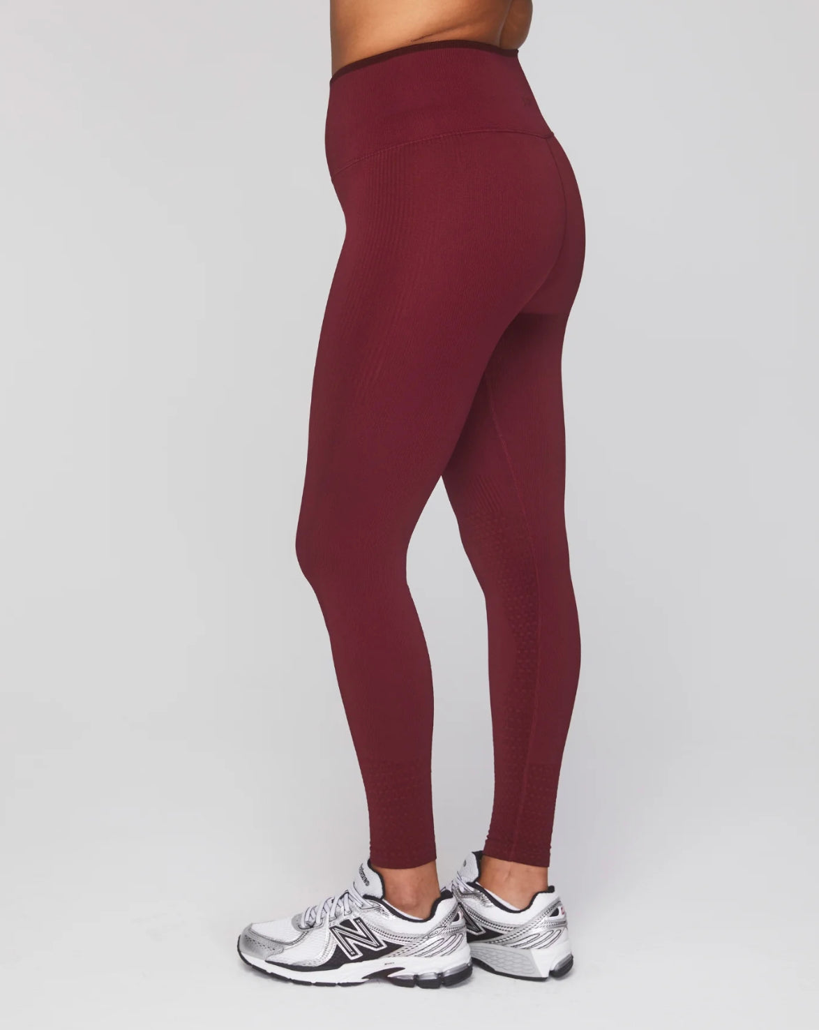 High Rise Impact Legging | Rosewood