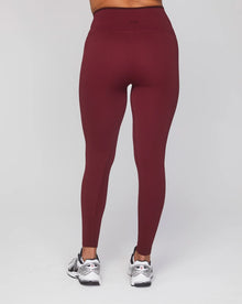 High Rise Impact Legging | Rosewood