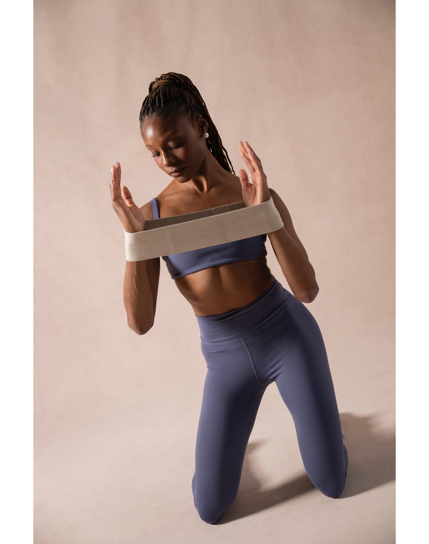 High Rise Legging | Stone Blue