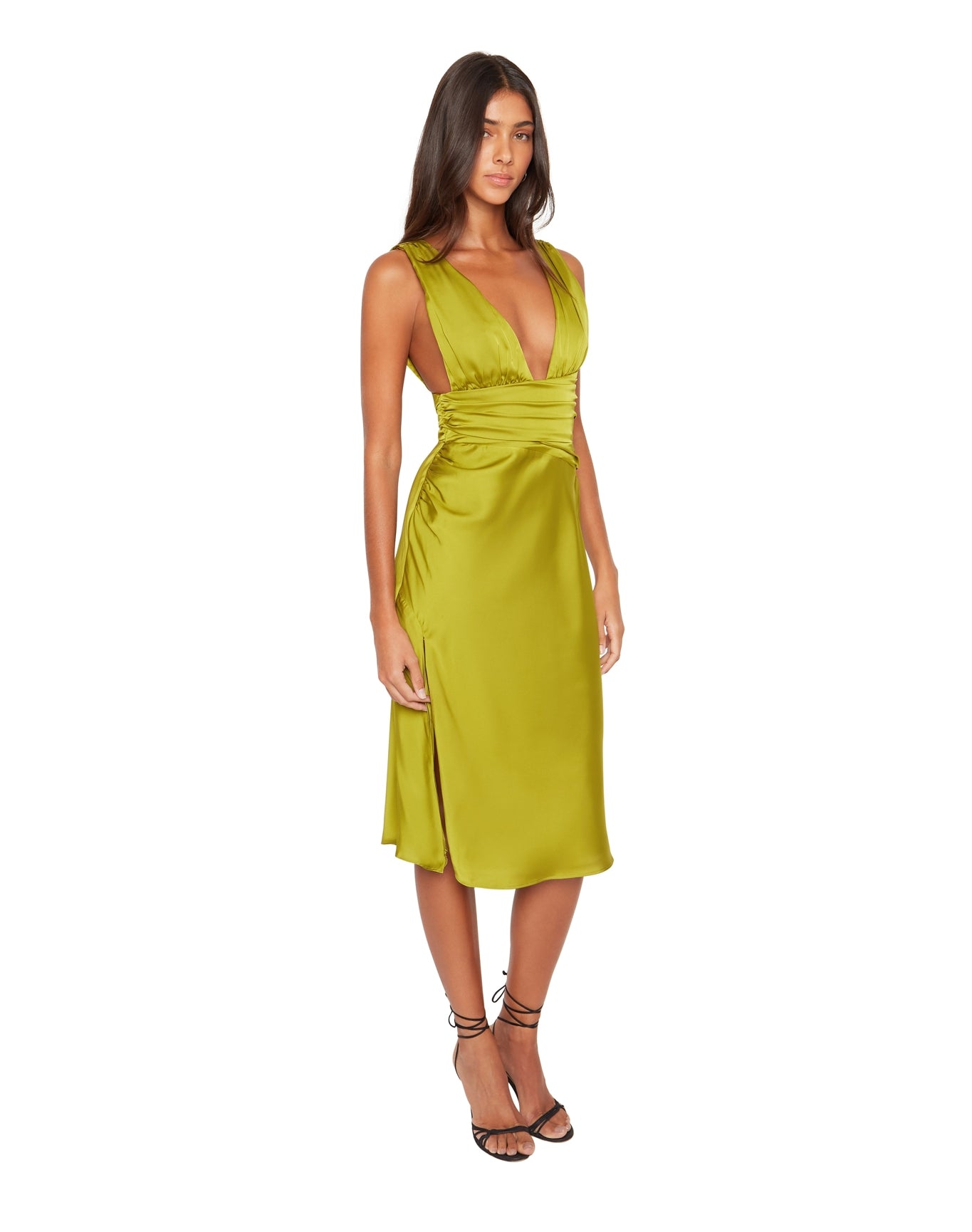 High Slit Midi Dress | Juniper