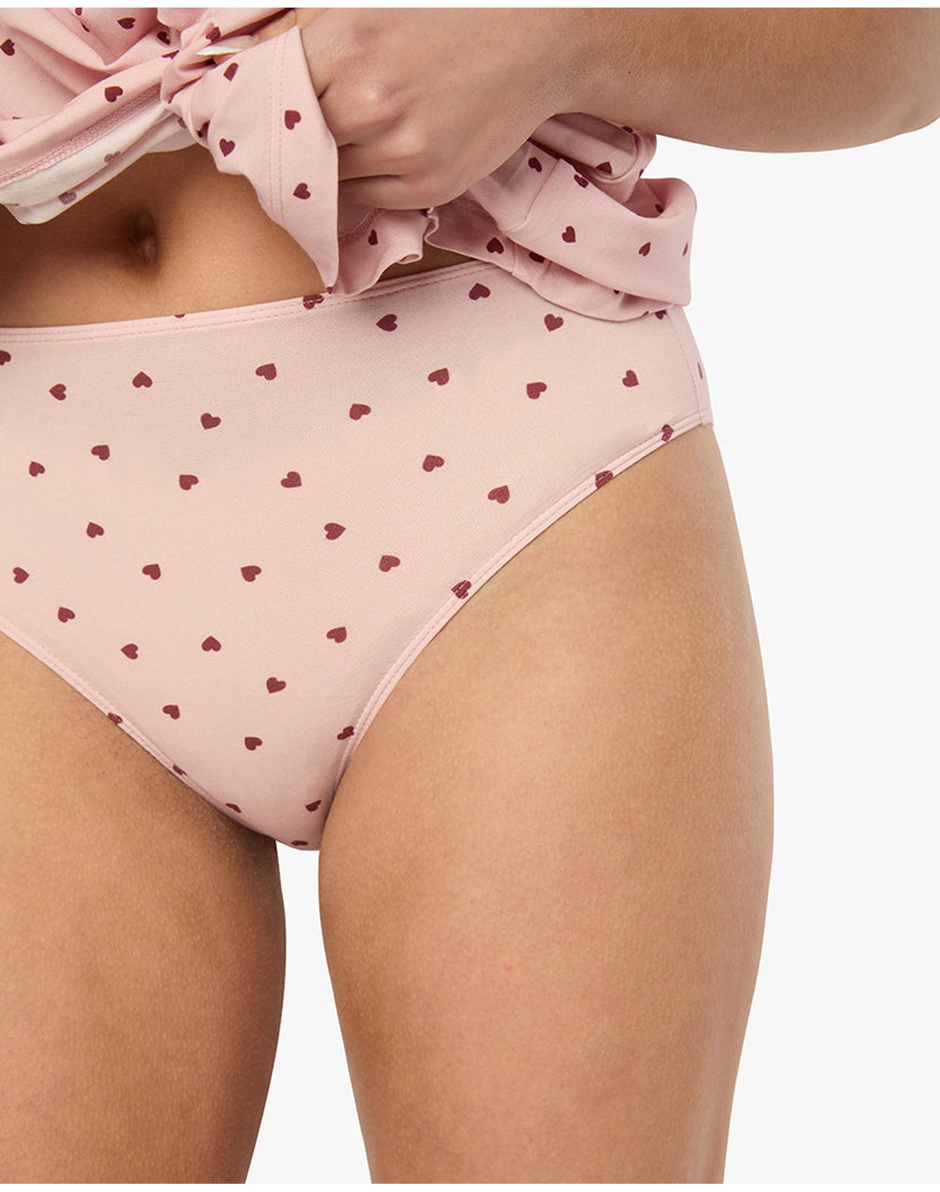 High Waisted Bottom | Blossom x Merlot