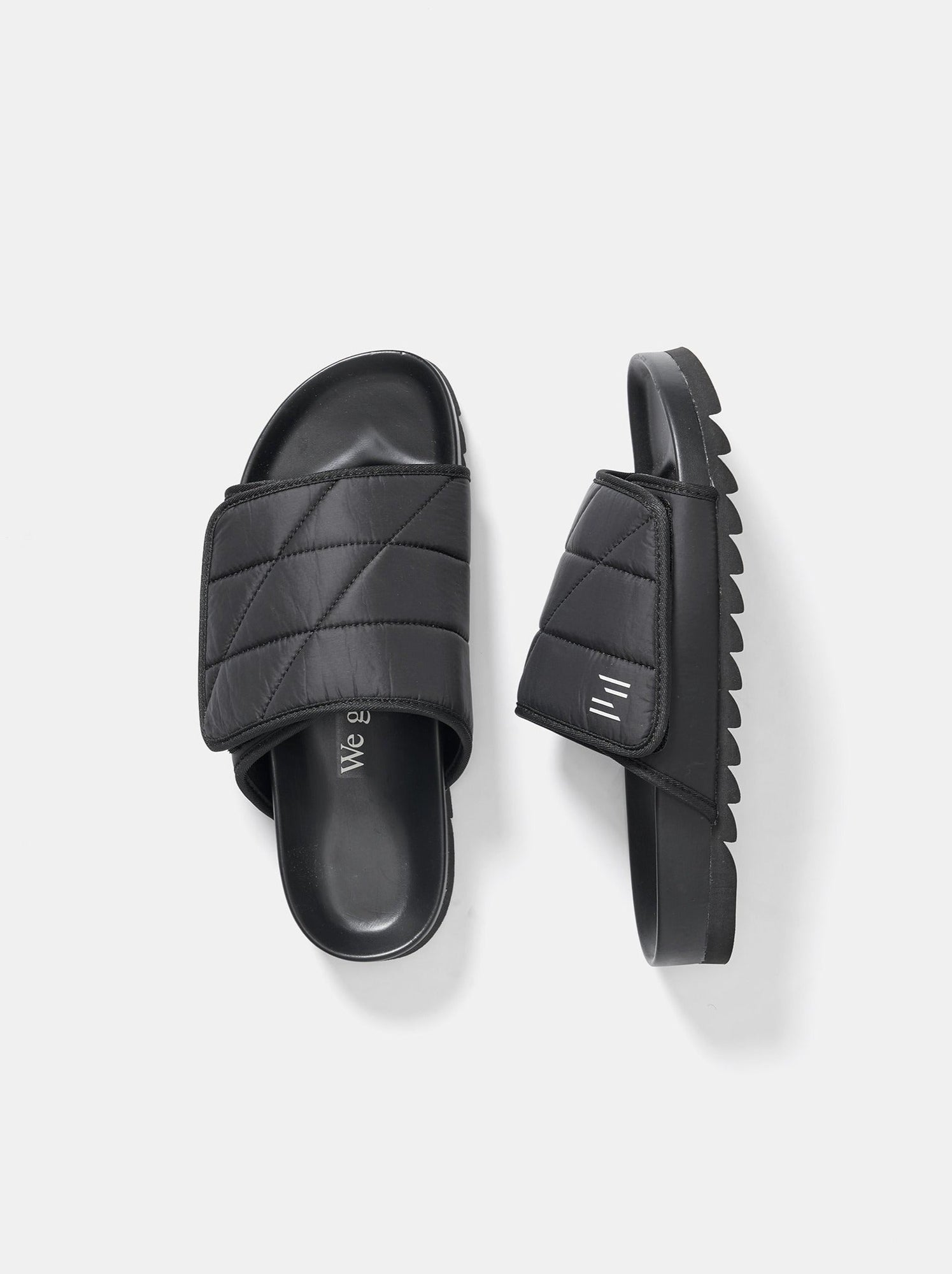 Unusex Puffy Slide - Black