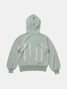 Woman Icon Hoodie - Sage - flat lay - back
