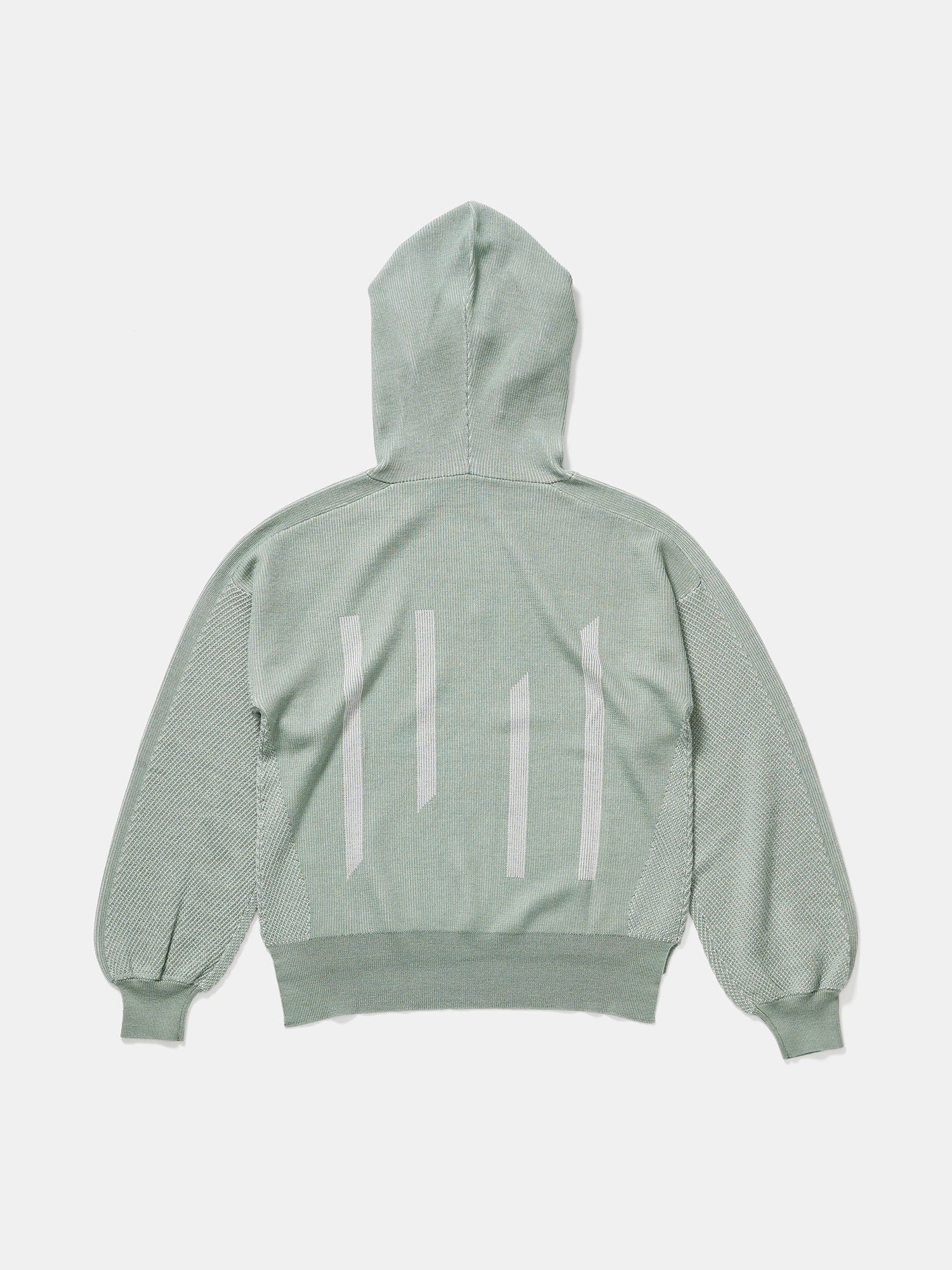 Woman Icon Hoodie - Sage - flat lay - back