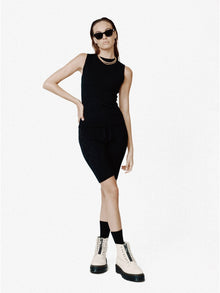 Womens | Seamless Biker Short | Black