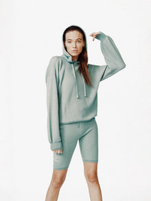 Woman Icon Hoodie - Sage - front