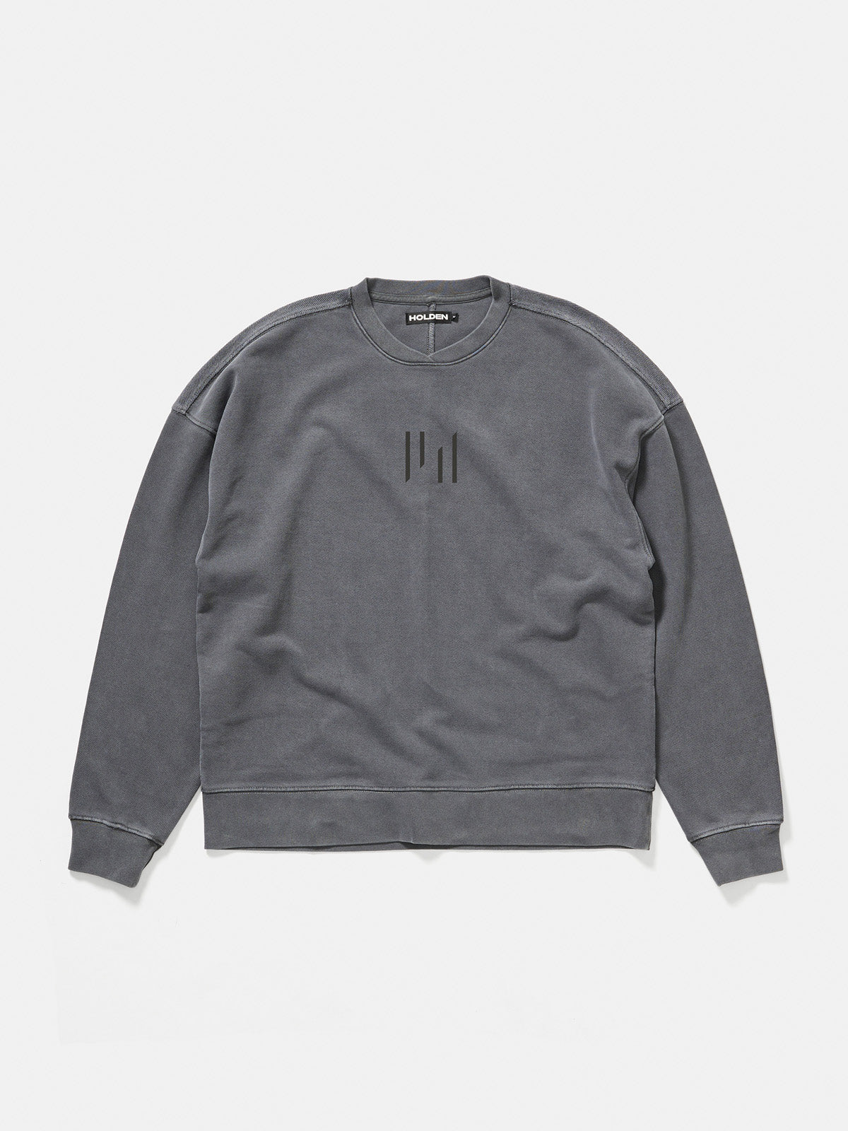 Unisex | Oversized French Terry Crew | Black