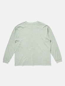 LS Tee - Sage - flat lay - back
