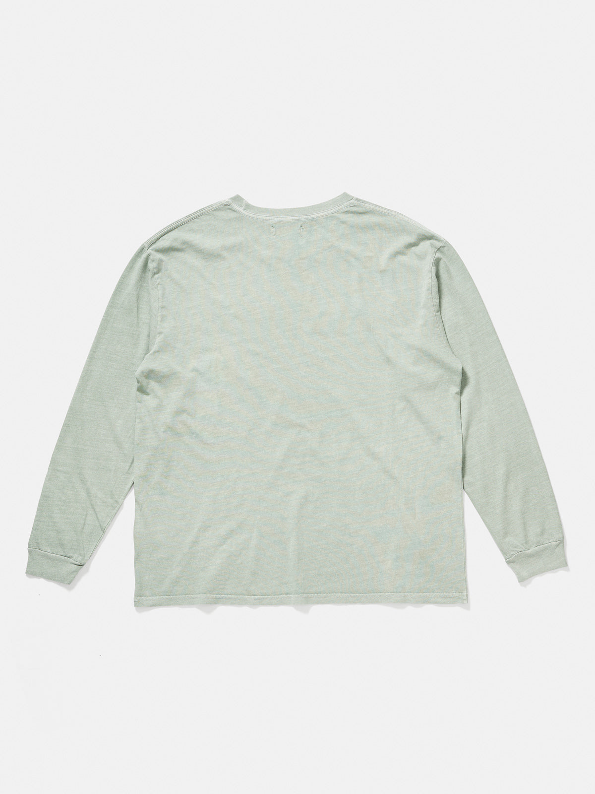 LS Tee - Sage - flat lay - back