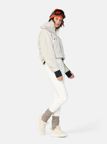 Woman Ski Suit - Canvas/Pearl - right side