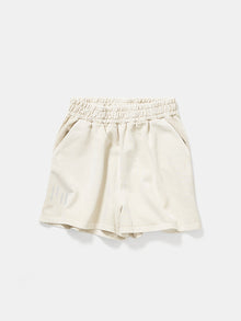Woman French Terry Lounge Short - Hay - flat lay