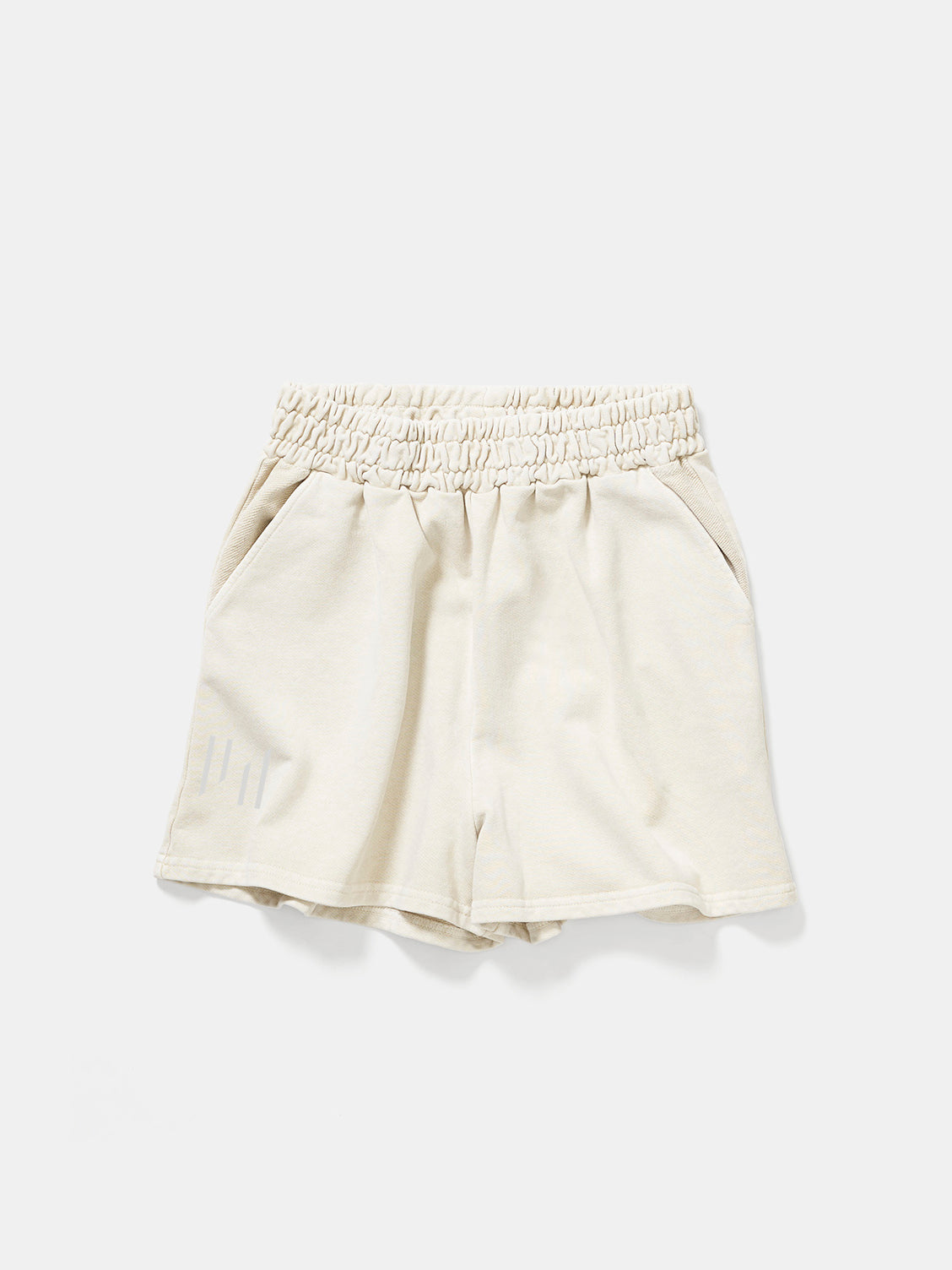 Woman French Terry Lounge Short - Hay - flat lay