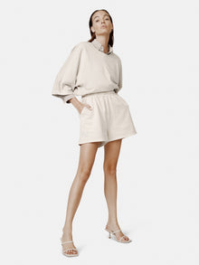 Woman French Terry Lounge Short - Hay