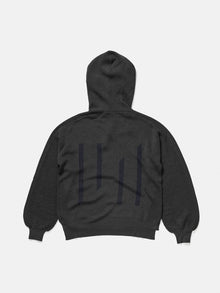 Woman Icon Hoodie - Black - flat lay - back