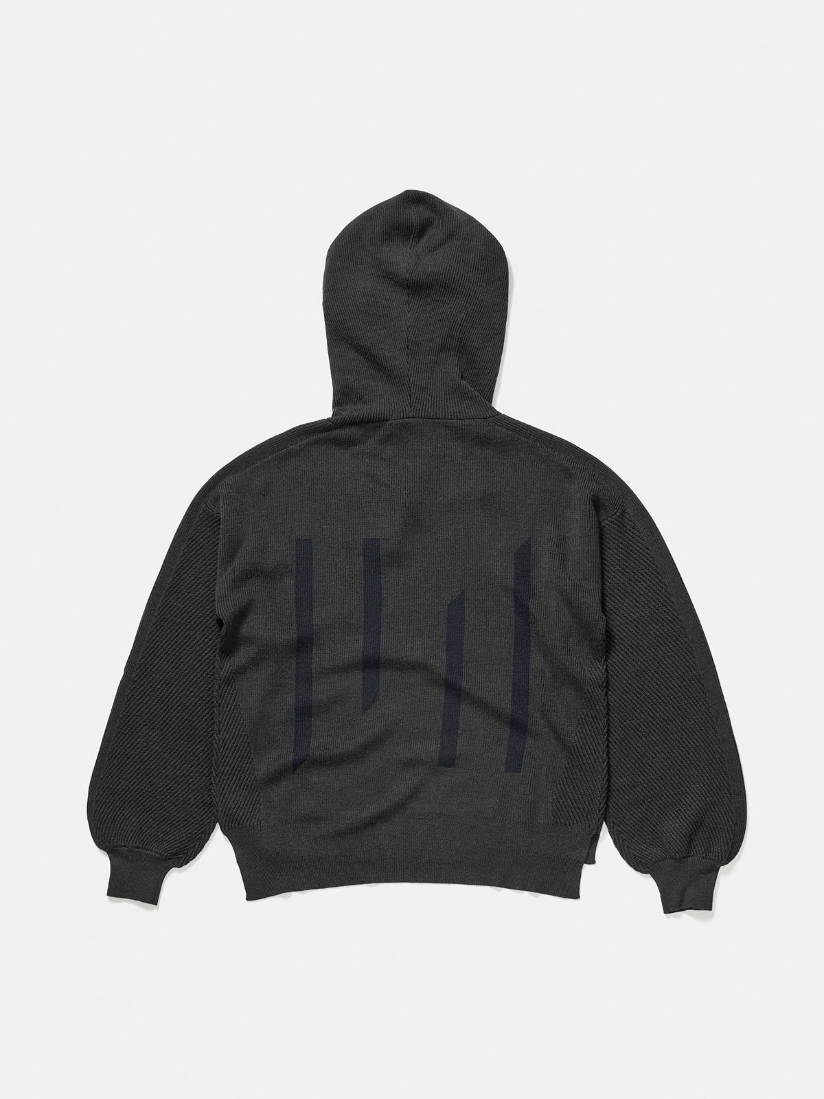 Woman Icon Hoodie - Black - flat lay - back