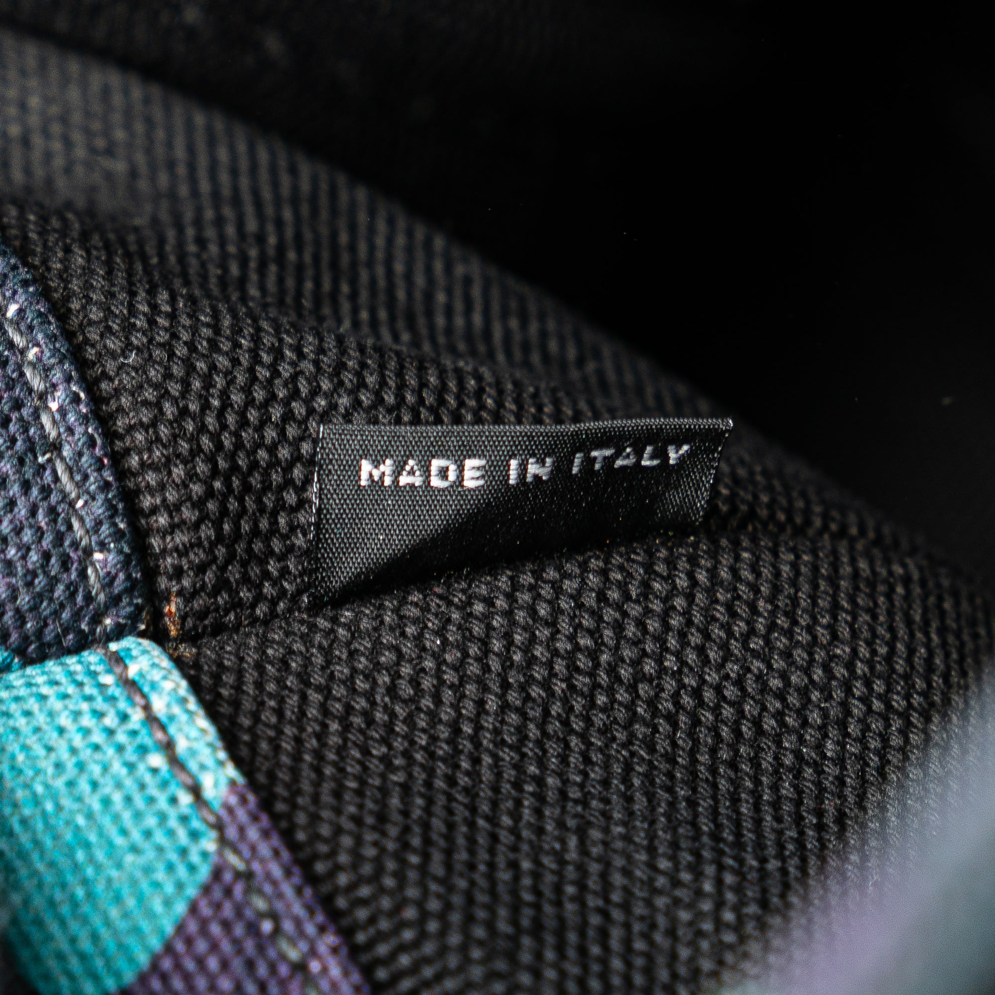 Prada | Pre-Owned Canvas Camouflage Canapa Logo Satchel | Blue/Dark Blue