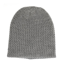 Unisex | Merino Wool Slouchy Hat | Medium Grey
