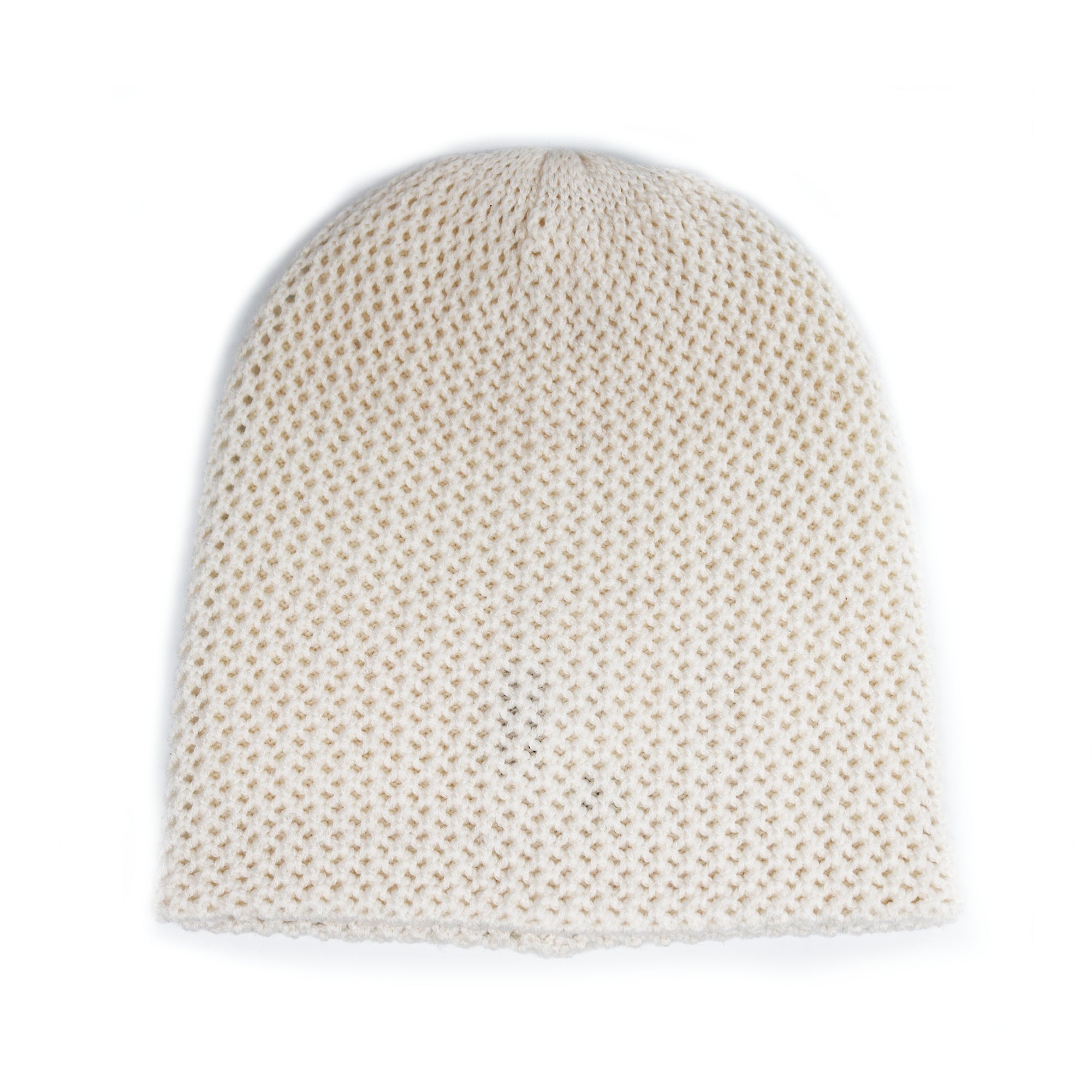 Unisex | Merino Wool Slouchy Hat | White