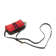 Gucci | Pre-Owned Mini Suede Ophidia Crossbody | Red