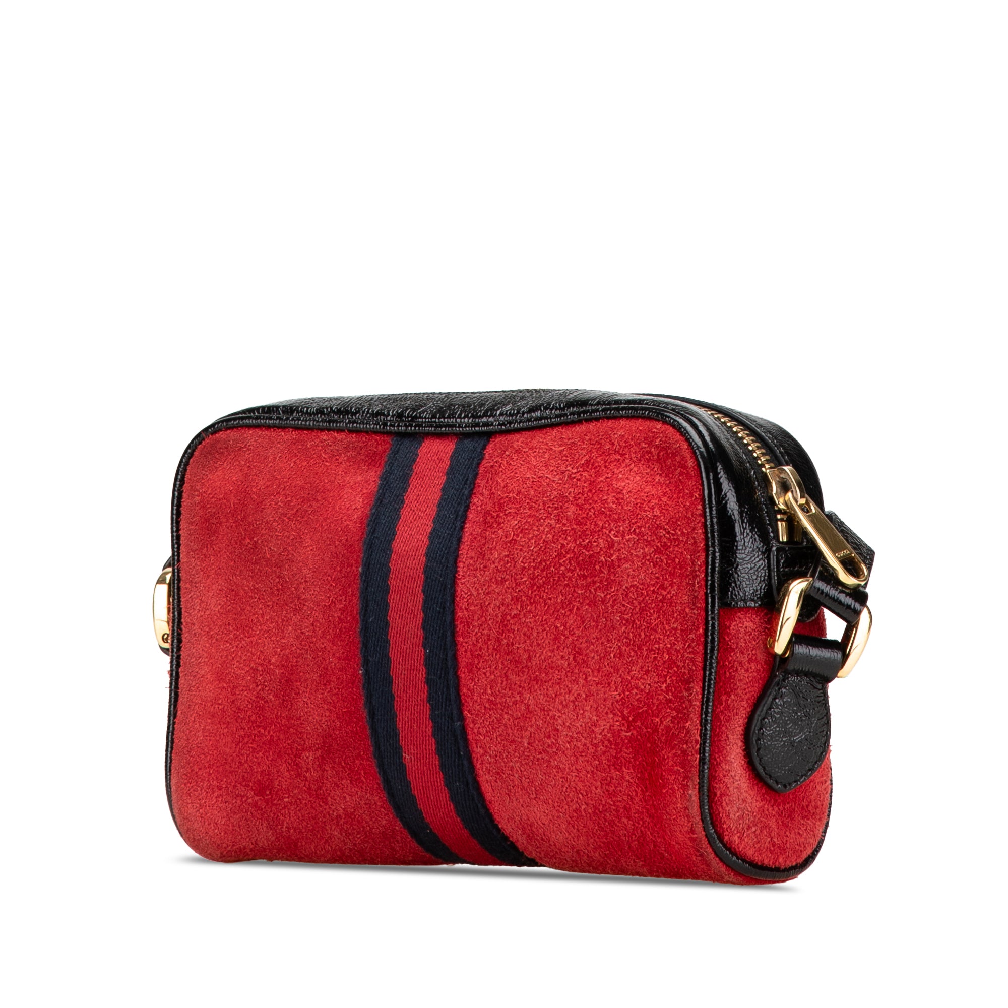 Gucci | Pre-Owned Mini Suede Ophidia Crossbody | Red