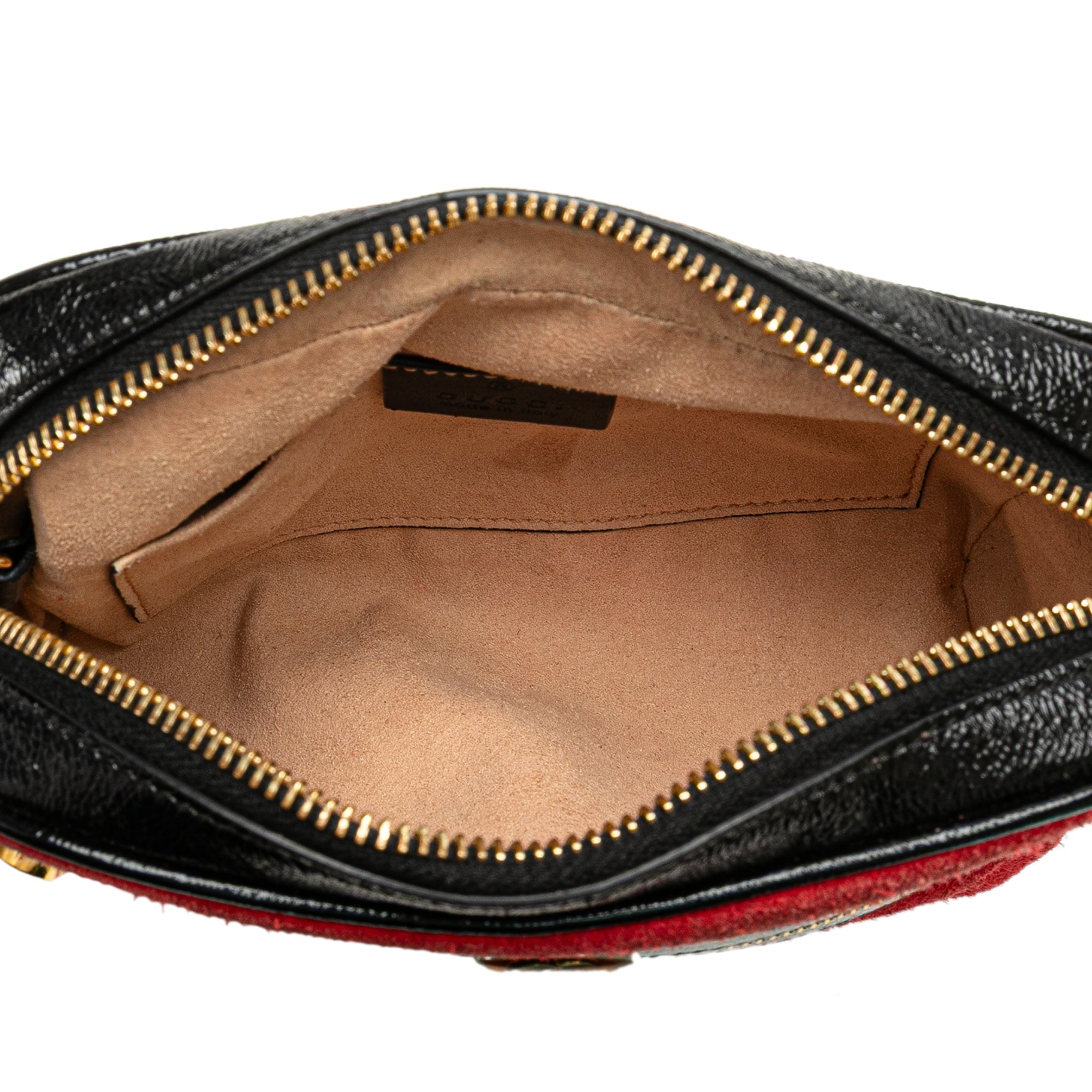 Gucci | Pre-Owned Mini Suede Ophidia Crossbody | Red