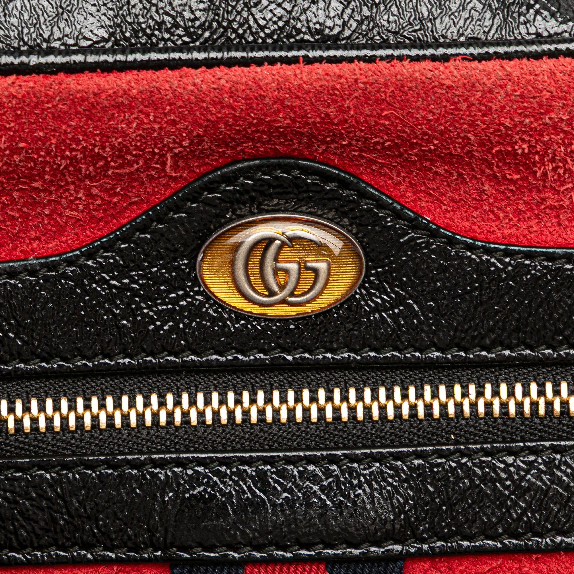 Gucci | Pre-Owned Mini Suede Ophidia Crossbody | Red