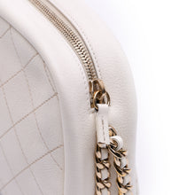 Chanel | Pre-Owned Medium Quilted Goatskin Casual Trip Camera Bag | White/Ivory