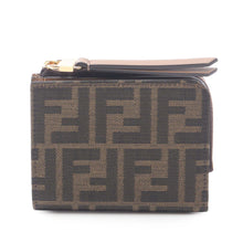 Fendi | Pre-Owned Zucca Bi-fold Wallet | Brown