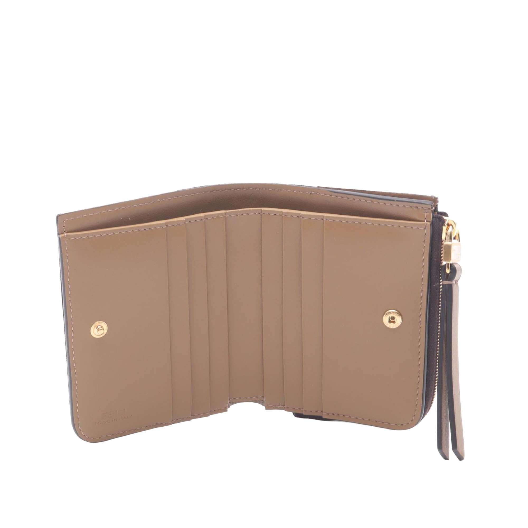 Fendi | Pre-Owned Zucca Bi-fold Wallet | Brown