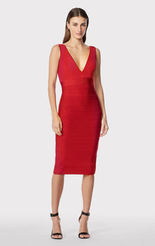 Icon Cocktail Dress | Lipstick Red