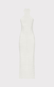 Racer Icon Cropped Gown | Alabaster