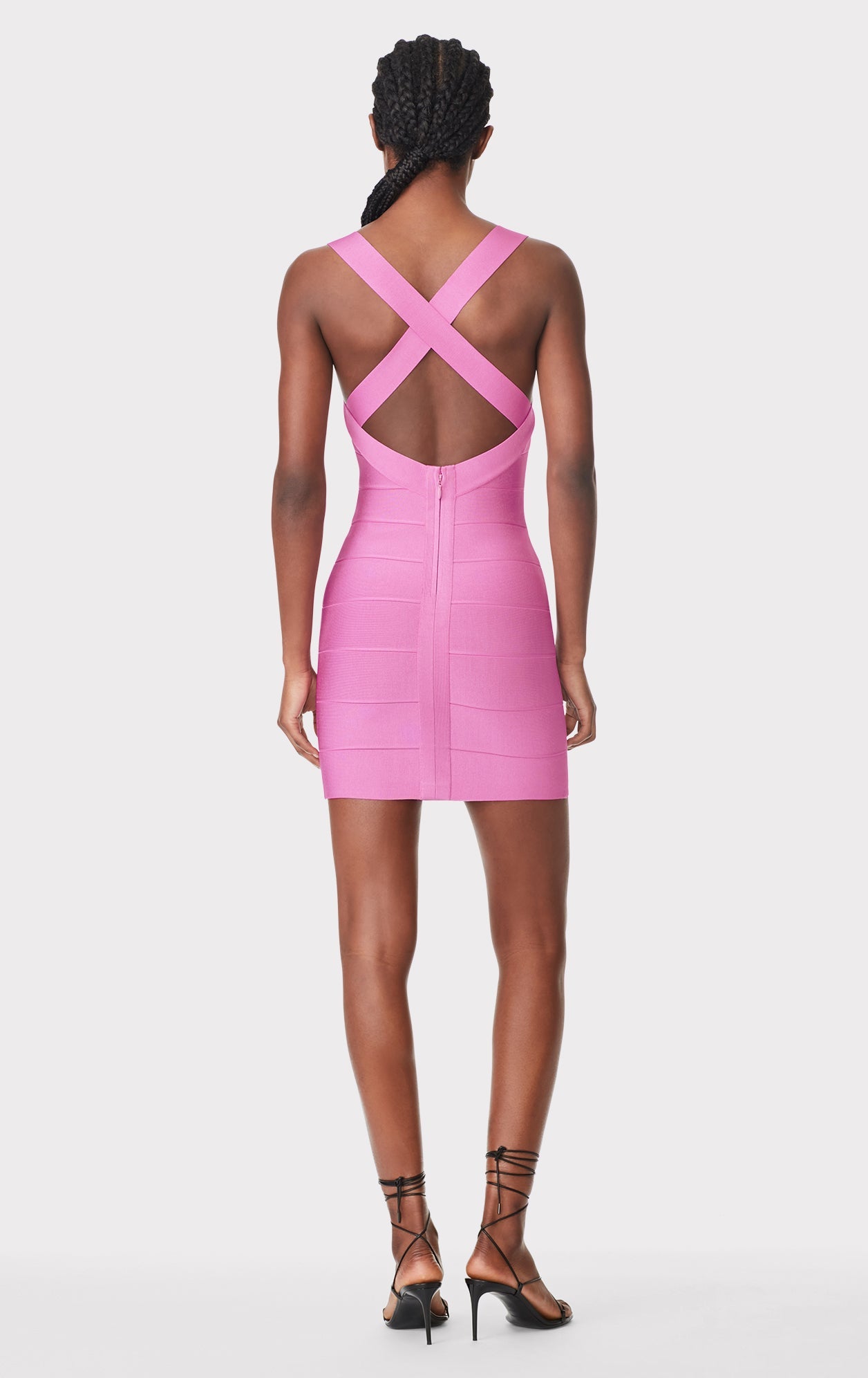 Icon Strappy Mini Dress | Carnation