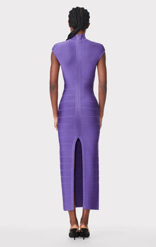 Icon Cap Sleeve Cut-Out Gown | Ultraviolet