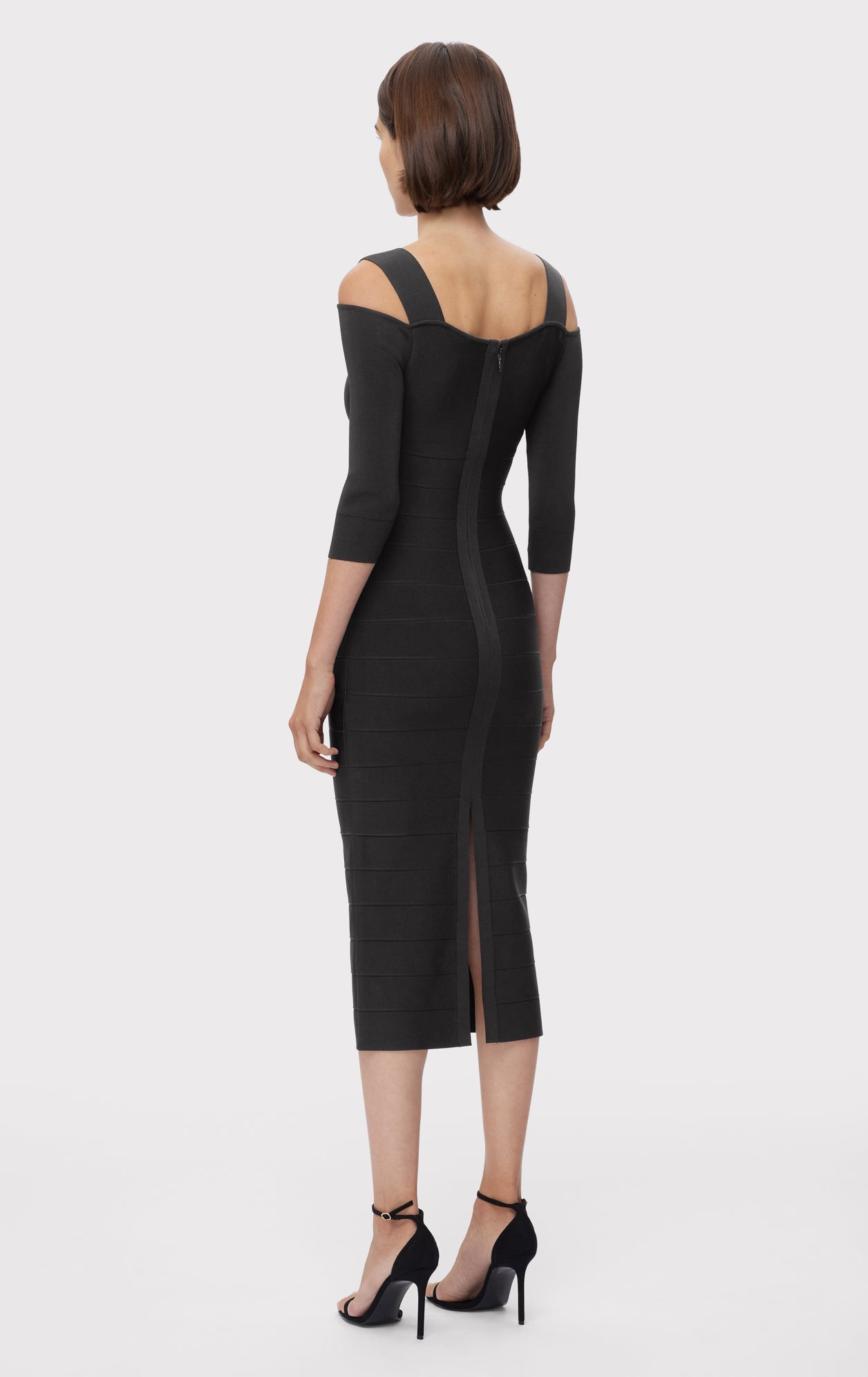 Icon Notched Bateau Midi | Black