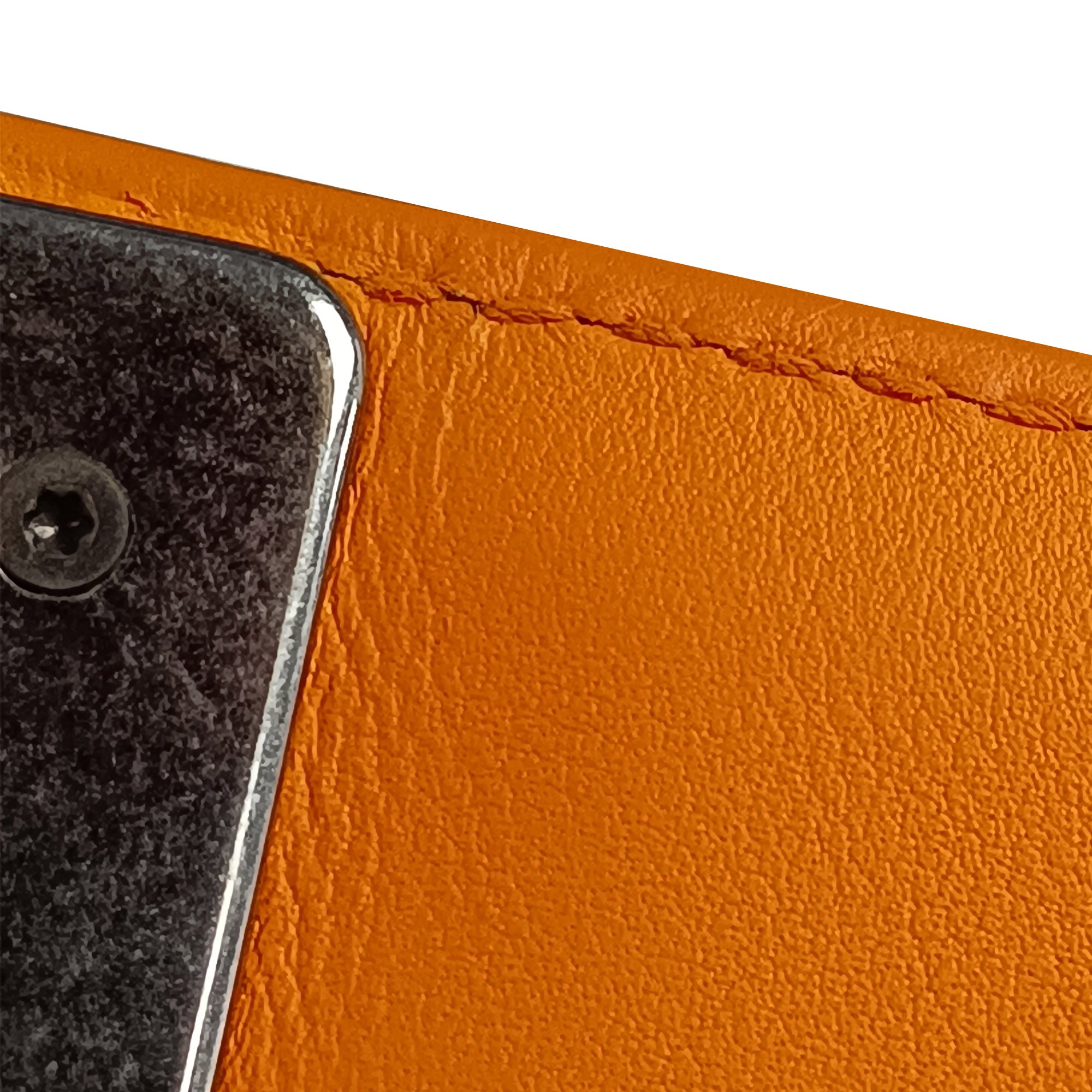 Chanel | Pre-Owned Old Medium Quilted Patent Boy Flap | Orange