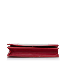 Céline Pre-Owned Frame Leather Wallet on Chain | Women | Red