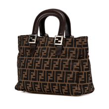 Fendi | Pre-Owned Small Zucca Canvas Twins Tote - I | Brown