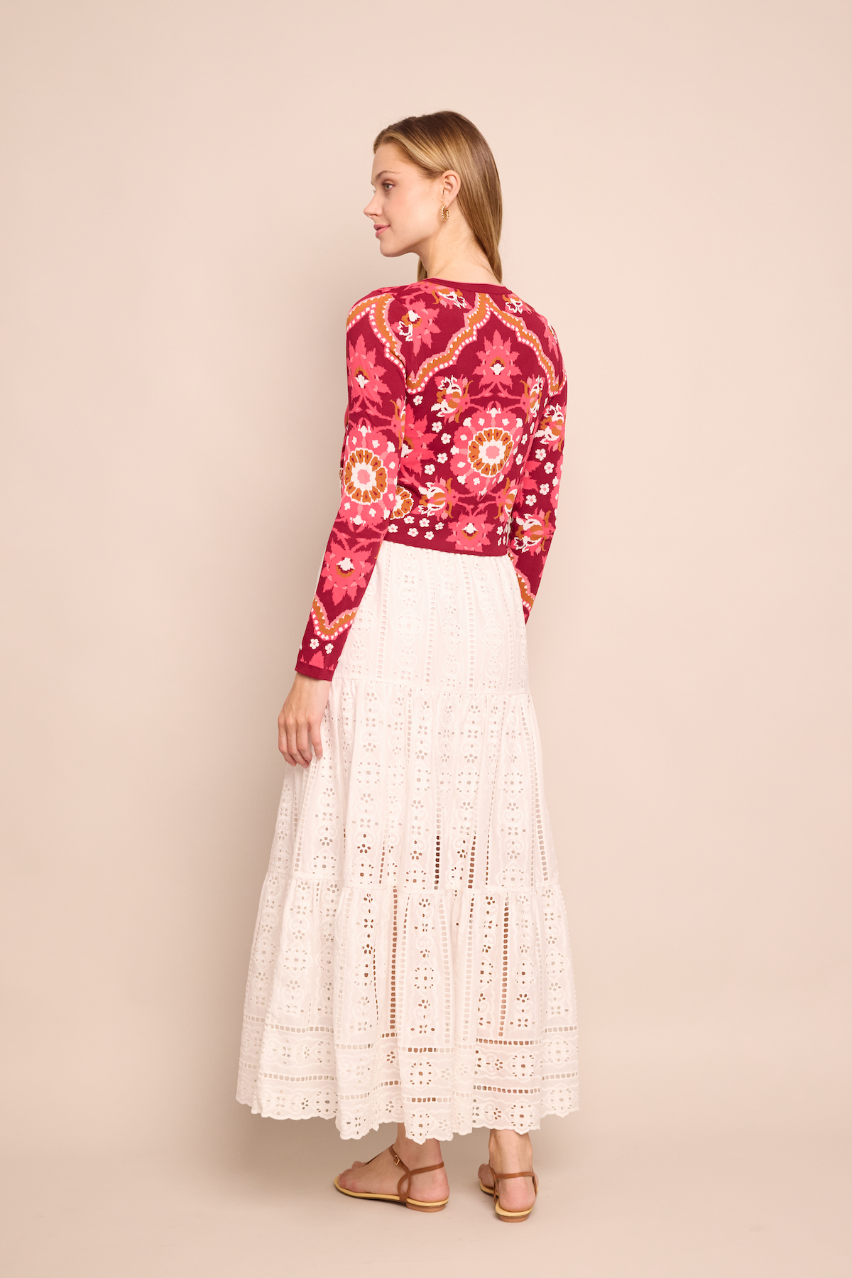 Melanie Skirt | Bria Eyelet Ivory