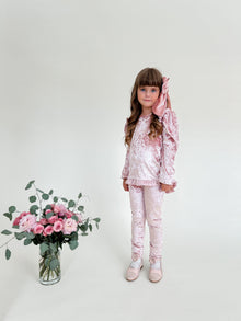 Baby Girls | Velour Lounge Set | Pink