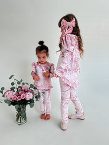 Baby Girls | Velour Lounge Set | Pink