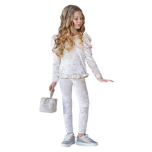 Baby Girls | Velour Lounge Set | Cream