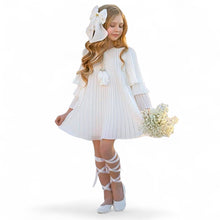 Baby Girls | Sienna Pleated Dress | White